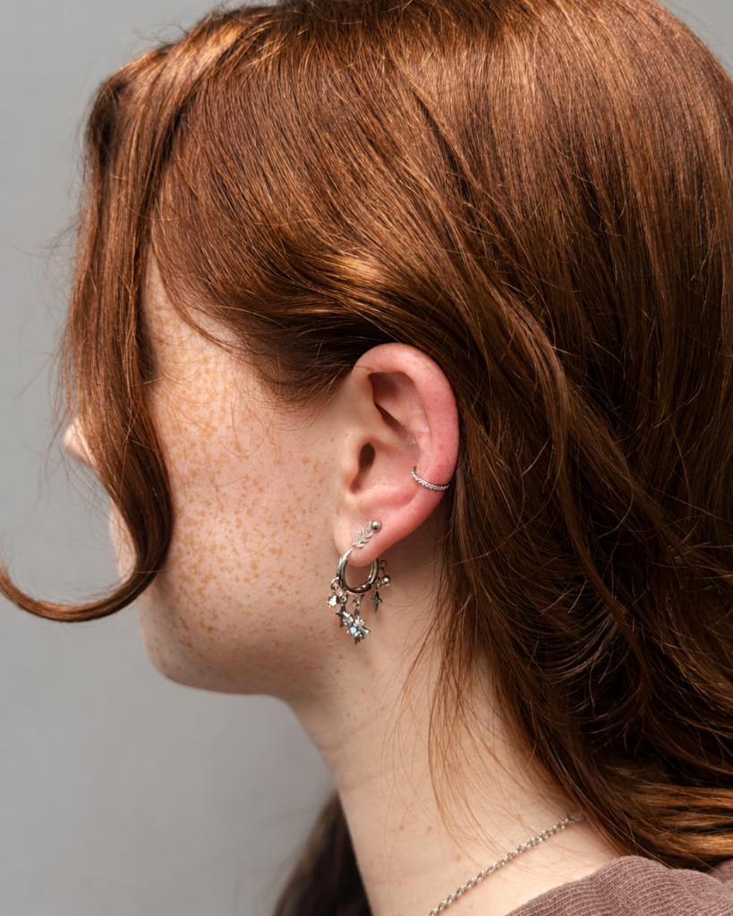 Conch piercing